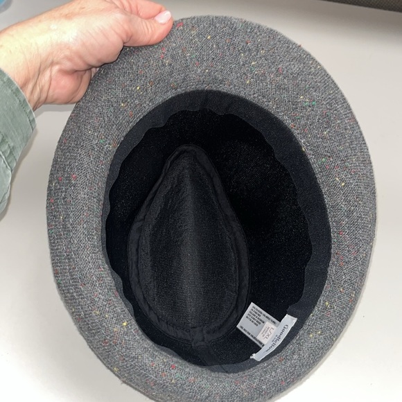 Goodfellow & Co unisex grey flecked fedora hat size L/XL - Picture 6 of 8